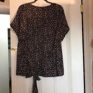 Animal print top